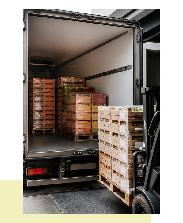 Перевозка сельхозпродукции на паллетах с доставкой в Надым